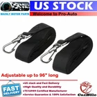 2 PAck Double Bimini Top Strap w/ Hooks Adjustable All Stainless Steel Hardware