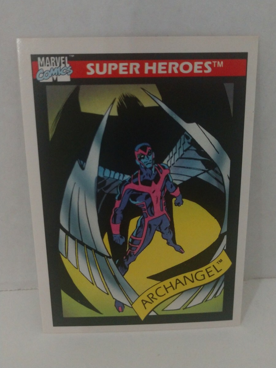 1990 Marvel Universe Series 1 One Impel Card Archangel #21 X-Men X