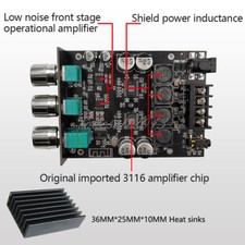 NEW TPA3116 2 Channel 2 100W Bluetooth 5.0 Digital Audio Amplifiers Module