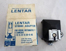 Vintage Lentar Strobe Adapter Kodak Instamatic Cameras X-15 X-25 X-35 X-45 photo