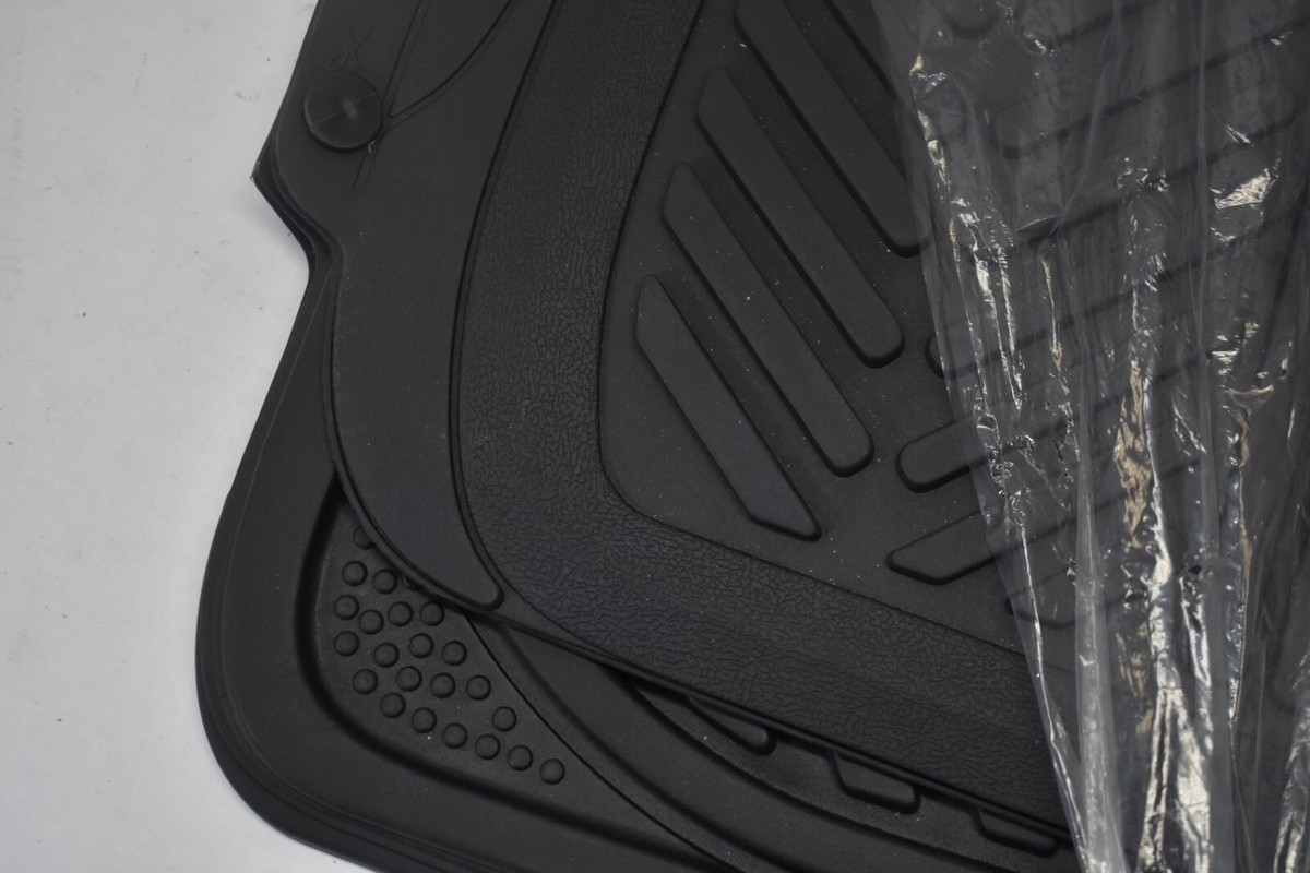 Motor Trend All Weather Heavy Duty Rubber Car Floor Mats 3pc Accessories Black E - Foto 5
