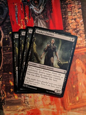 mtg finisher cards MTG Card: (4x) Vraska's Finisher (War of the Spark)