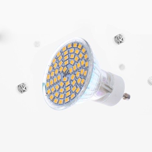 60 LED Glass Quartz Cup Lamp AC220-240V Halogen Bulb Equivalent 5W 2800K - 第 6/11 張圖片