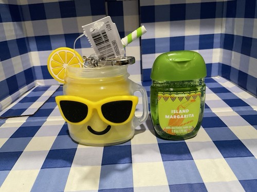 Bath & Body Works Smiling Lemonade Drink Pocketbac Desinfektionsmittel Halter & Desinfektionsmittel