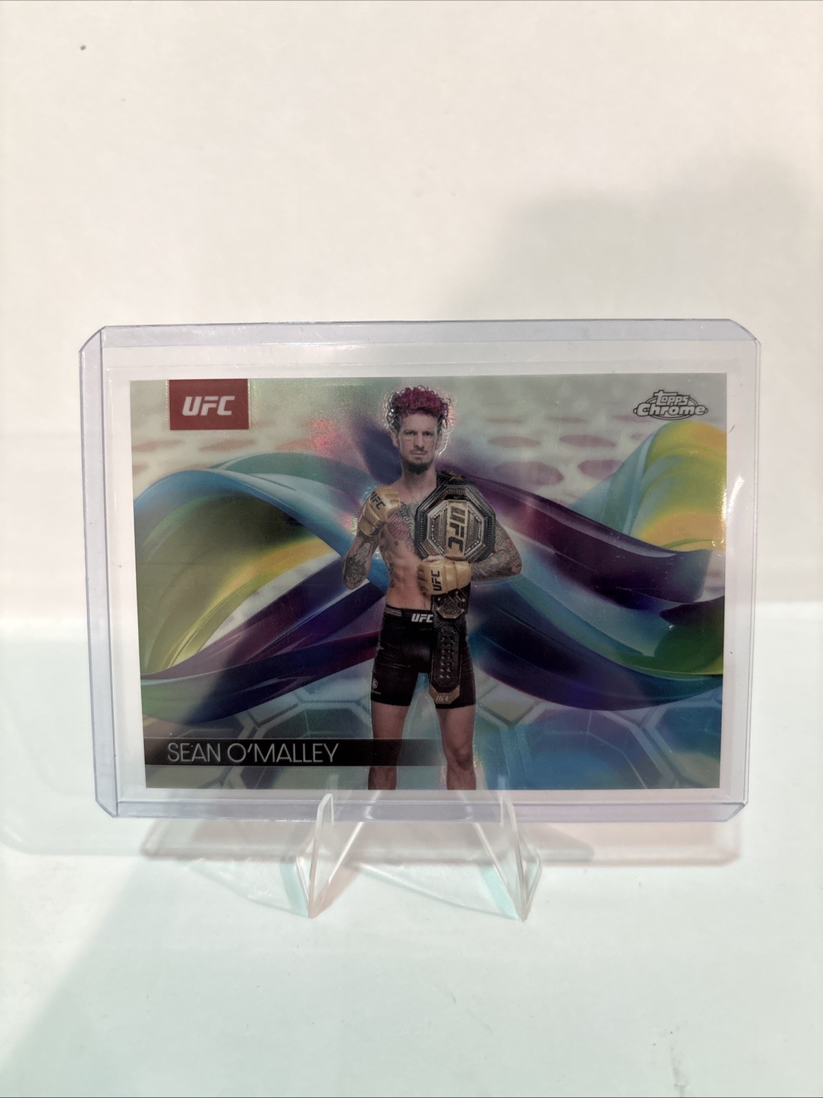 2025 Topps Chrome UFC Sean O'Malley Helix Case Hit SSP #HEL-5