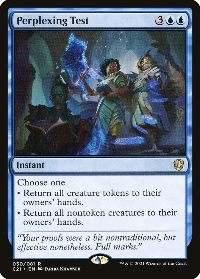 Perplexing Test 30 Commander 2021 Regular Magic: The Gathering NM