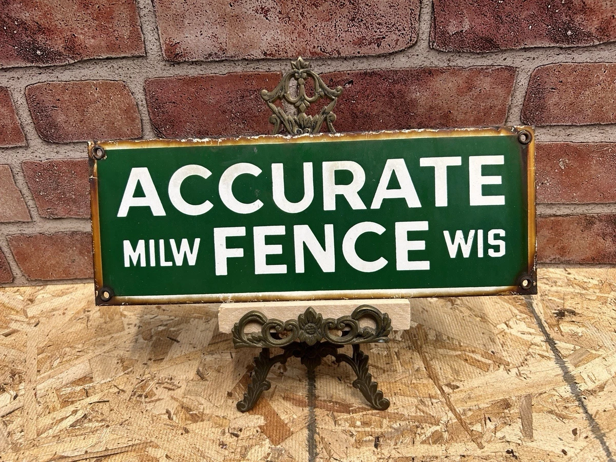 Vintage Fence Sign In Original Advertising Signs (1930-1969) for