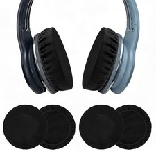 2 Pairs Headphone Earpad Covers, Washable Stretchable Black