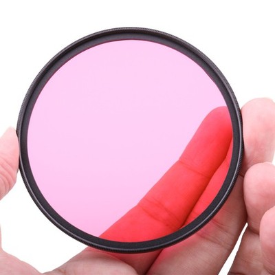 49/52/55/58/62/67/72/77mm Full Pink Color Conversion Lens Filter For Camera Lens