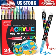 12 Waterproof Permanent Paint Marker Pen Car Tyre Tire Tread Rubber Wood Metal