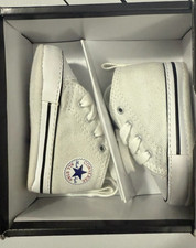 Converse Baby Shoes New in Box White Infant Sneakers US Size 1