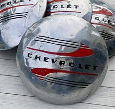 Vintage Original Gm Chevy 1941-1948 Passenger Car Pickup Dog Dish Hubcaps