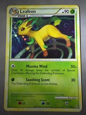 Leafeon 13/95 Holo LP - Call of Legends 2011 + Double Swirl 🤯 (Fart Swirl) on eBay