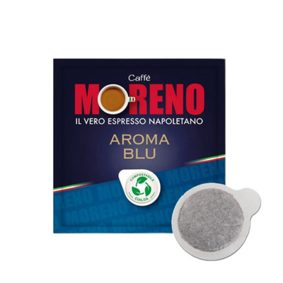 CAFFÈ MORENO - ESPRESSO BLUE AROME - Box 150 PODS ESE44 7g (0.2oz)