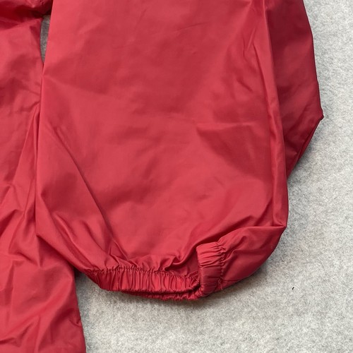 Vintage Rawlings Warmup Jacket Mens L Red Windbreaker Pullover Nylon Vented - Picture 5 of 12