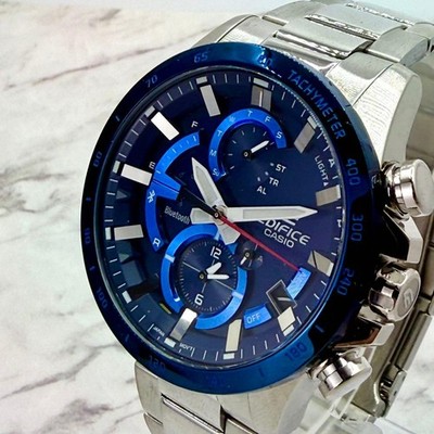 Casio Edifice Chronograph Solar Bluetooth Watch EQB 900DB 2AJF wrist 17cm