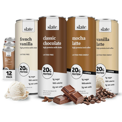 Milk - High Protein Milk Shakes & Iced Coffees - Classic Chocolate, Mocha Latte,