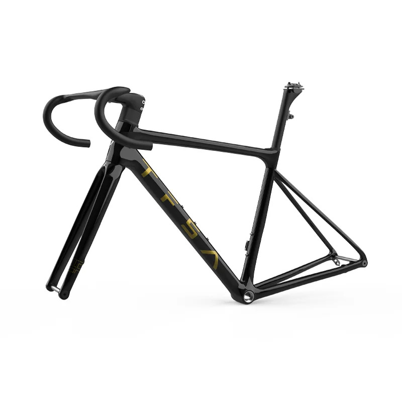 Lightweight Carbon Fiber Disc Brake Bike Frameset 700C Road 
