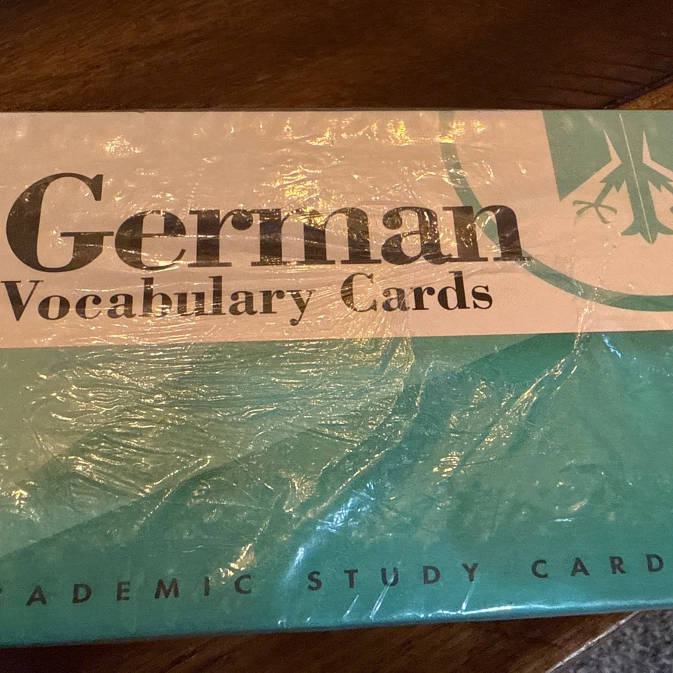 German Vocabulary Cards Visual Education Academic Study Card Complete Set NIB - Image 2 of 4