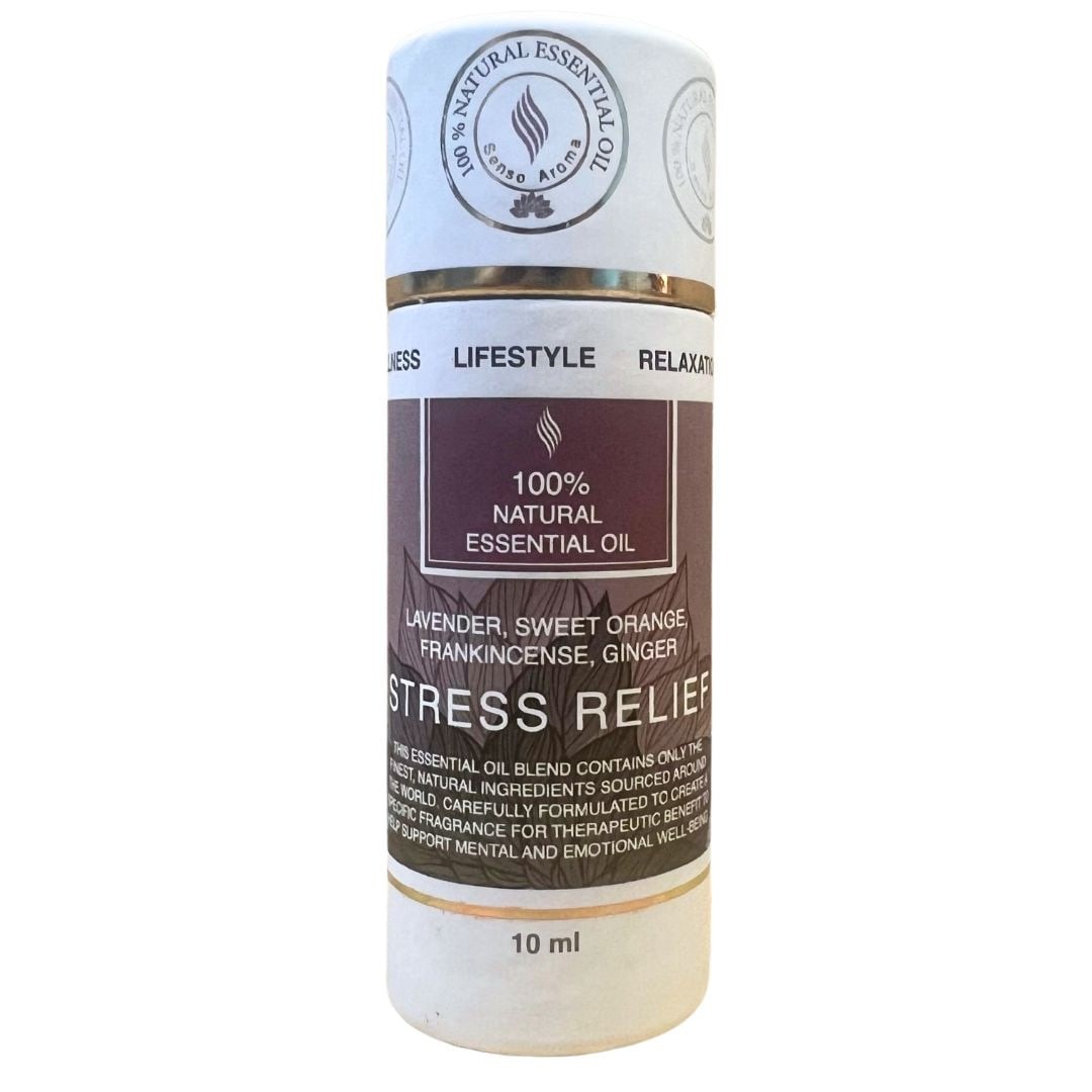 Stress Relief Premium Natural Essential Oil Blend Aroma Fragrance 10ml Lavender