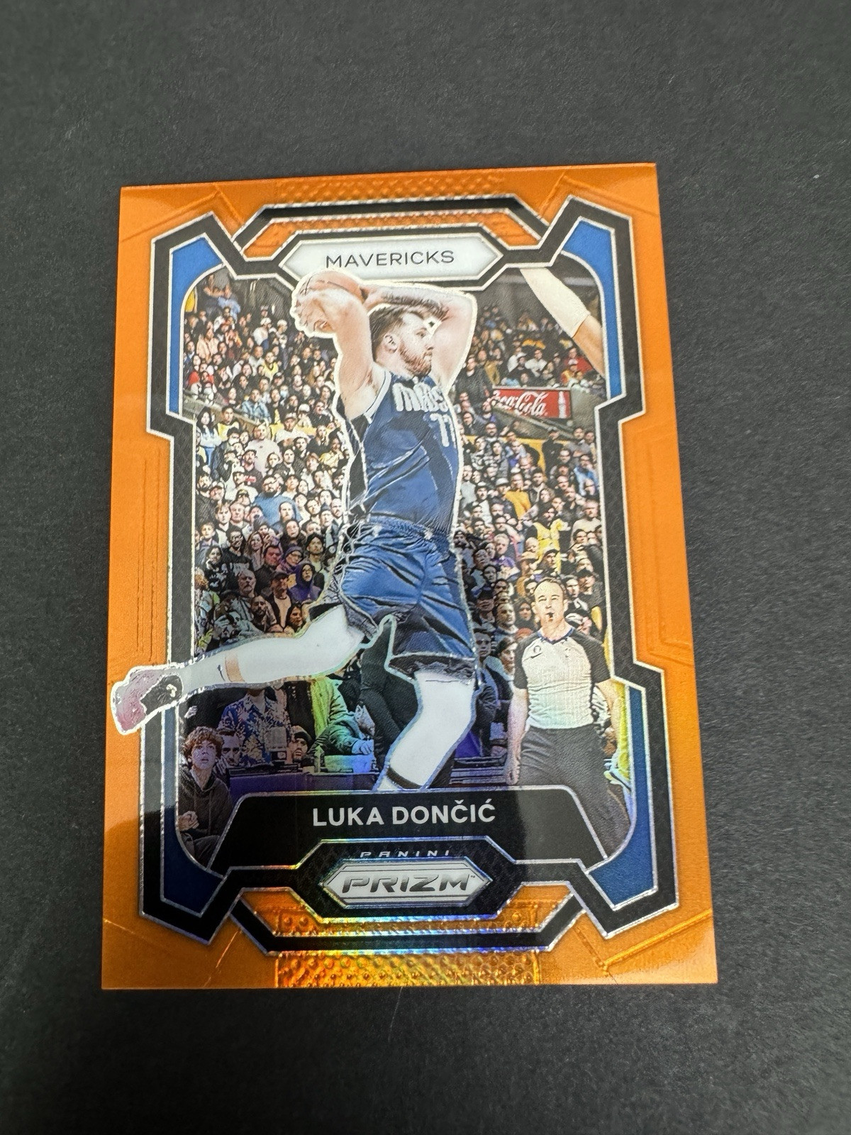 2023-24 Panini Prizm Luka Doncic Orange Prizm /49 #110