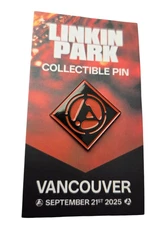 Linkin Park 2025 From Zero Tour VANCOUVER Collectible Pin 9/21 Rogers Arena RARE