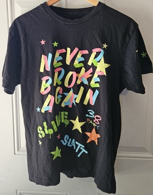 Never Broke Again NBA YoungBoy Slime Slatt Graphic T-Shirt Black Men's Medium