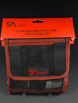 Scientific Anglers Convertible Fly Line & Head Wallet 12 Slot Fishing Case New