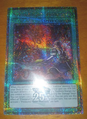 #ad Yugioh Pressured Planet Wraitsoth Quarter Century Rare 1st Ed NM $6.99