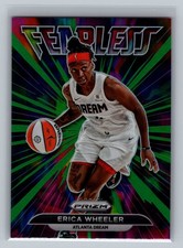 Erica Wheeler 2022 Panini Prizm WNBA GREEN FEARLESS #8 Basketball Card Dream