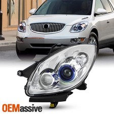 For 2008-2012 Buick Enclave Hid Projector Chrome Headlight Driver Left Lh W/afs
