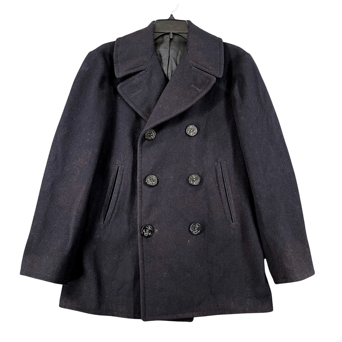 Vintage Pea Coat In Vintage Outerwear Coats & Jackets For Men for