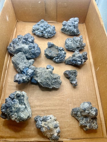 Old 1990's Superb Galena Specimens, Viburnum Trend, Missouri