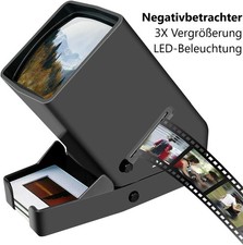 NUOVO Negativo Diapositiva Visualizzatore Illuminazione LED Ingrandimento per Album Fotografico Ricordo