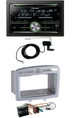 Pioneer CD USB MP3 Bluetooth 2DIN DAB Autoradio für Peugeot 308 09-13 warmsilber - Bild 1 von 4