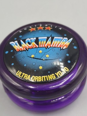 Black Mamba 3 Star Purple Vintage Ultra Orbiting Yo-yo - Rare