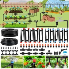 240FT Drip Irrigation System for Garden, 2026 Upgraded Quick-Connect Automati...
