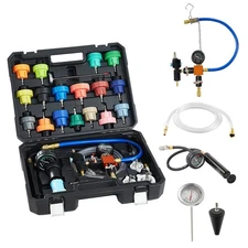 VEVOR Coolant Pressure Tester Kit 47Pcs Radiator Vacuum Refill Kit Universal Fit