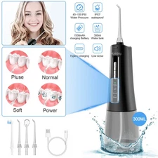 Water Flosser Dental Cordless Oral Teeth Irrigator USB Irrigation Cleaner IPX7
