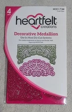  Heartfelt Creations Decorative Medallion HCD1-7144 Craft Dies