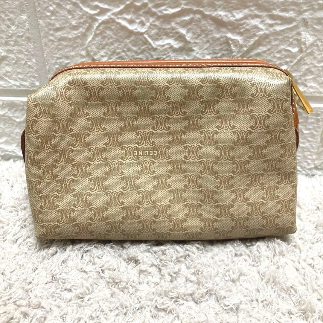 CELINE Macadam Pattern Coated Canvas Leather Smal… - image 2