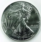Photo of a 2012 American Silver Eagle from an eBay listing that sold on Jul 20, 2026