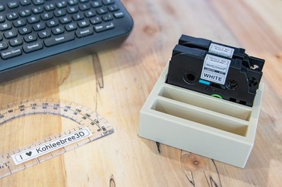 Brother 12mm TZe Label Tape Organizer | P-Touch Label Storage Holder