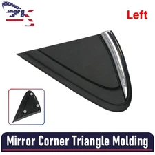Left Front Door Corner Triangle Cover Molding Trim For Gm Chevrolet Cruze 16-19
