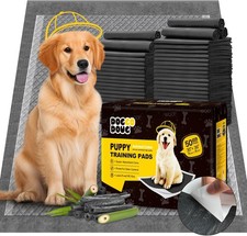 Dog Pee Pads for Dogs XXL 30"X36" Charcoal Puppy Pads 50 Counts Extra Large Disp