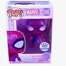 FUNKO POP! MARVEL EXCLUSIVE DISNEY SPIDER-MAN FACET BOBBLEHEAD VINYL