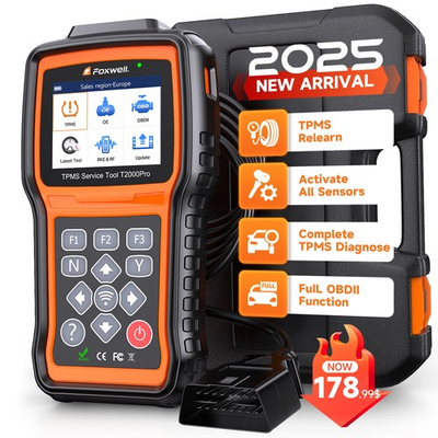 #ad #ad FOXWELL T2000 Pro TPMS Relearn Tool: Activate amp; Program Tire Pressure Sensors $170.04