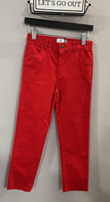 Properly Tied Pants Boys 14 Red Pinwale Corduroy Chino Stretch New With Tags