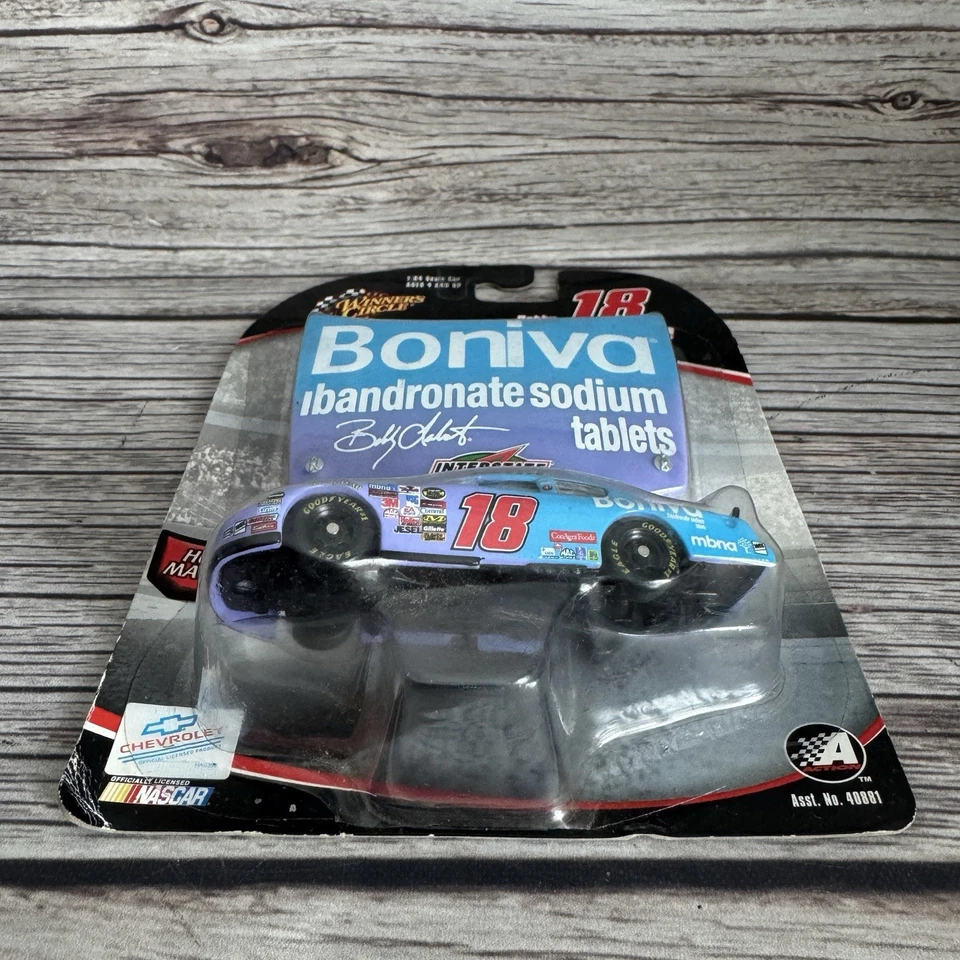 Winner’s Circle #18 Bobby Labonte 1:64 Diecast NASCAR Boniva W/ Hood Magnet 2006 - Image 3 of 4