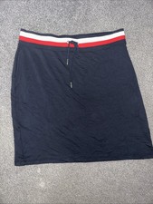 Tommy Hilfiger Women s Blue Skirt Stretch Drawstring Size L - Large - NWT 49.50